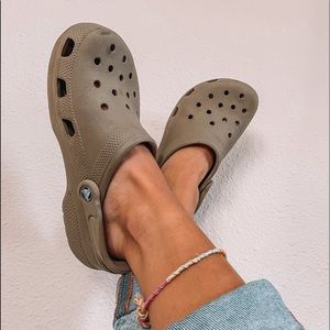 Original clog green/tan crocs
